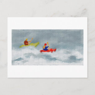 Kayaks Art Briefkaart