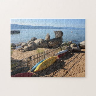 Kayaks bij het meer van Tahoe Puzzle Legpuzzel