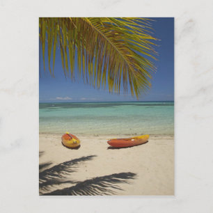 Kayaks op het strand, Plantation Island Resort Briefkaart