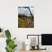 Kayaks op Rest Poster (Thuiskantoor)