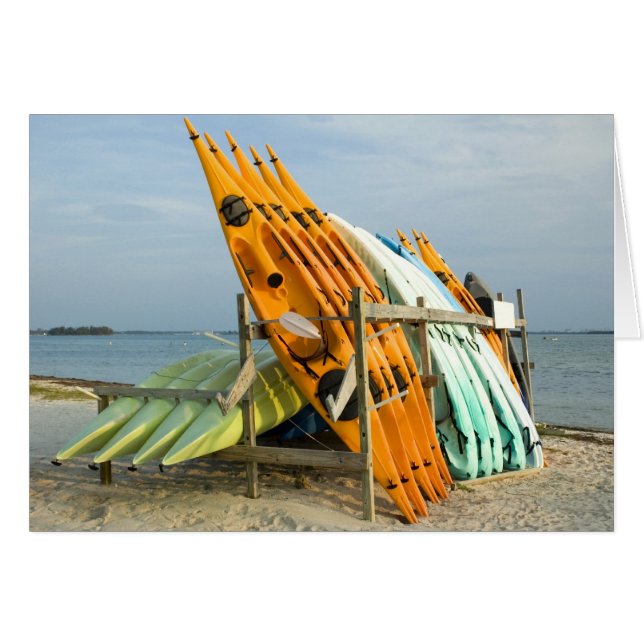 Kayaks Ready for Paddlers Card (Voorkant Horizontaal)