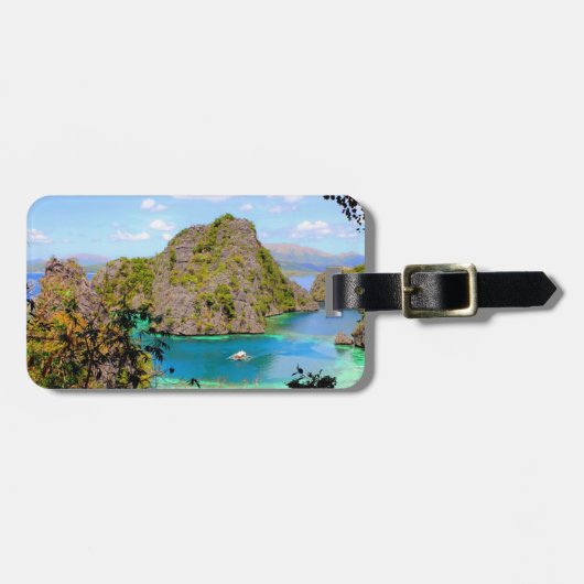 Kayangan Lake in Coron Bagagelabel (Voorkant horizontaal)
