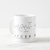Kaycee peptide nom mug (Devant gauche)