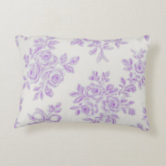 Kaye and Summer Lavender Flowers Accent Kussen
