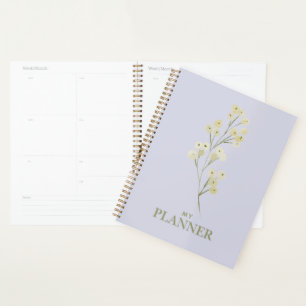 Kaye en Zomer Aquarel Bloemen Planner