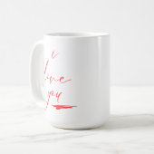 Kaye et été Je t'aime Mug (Devant gauche)
