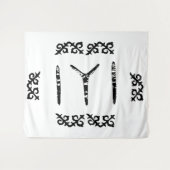 Kayi Tribe - IYI-vlag Wandkleed (Voorkant (horizontaal))