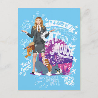Kayla, Tom en Jerry - een spel van kat en muis Briefkaart