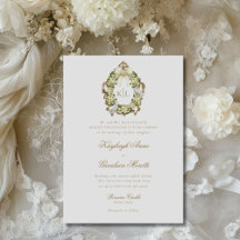 Kayleigh  Geel Gouden Crest Bloemen Huwelijk