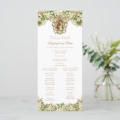 Kayleigh katholieke Wedding Mass Ceremony Programm (Staand voorkant)