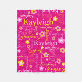 Kayleigh rose jaune filles nom florale couverture (Devant)