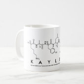 Kaylene peptide nom mug (Devant gauche)