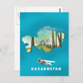 Kazachse kaart (Voorkant / Achterkant)