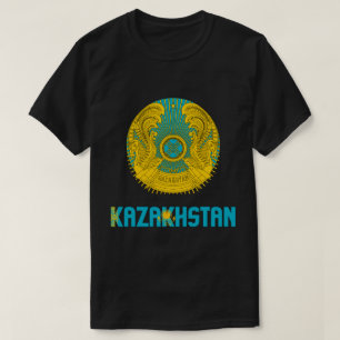 Kazachse vlag en wapenschild t-shirt