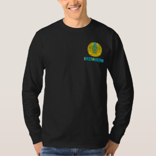 Kazachse vlag en wapenschild t-shirt