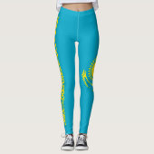 Kazachse vlag leggings (Voorkant)