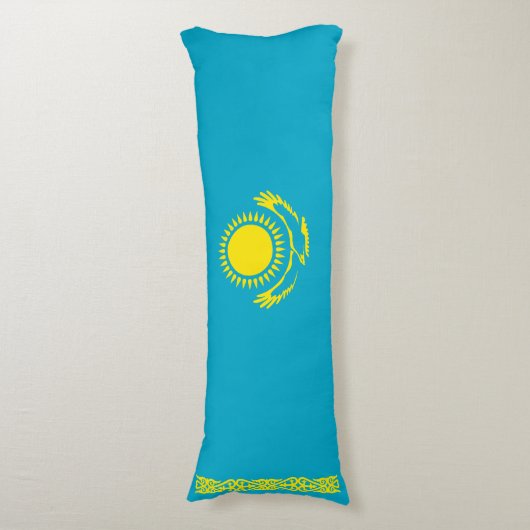 Kazachse vlag lichaamskussen (Voorkant Verticaal)