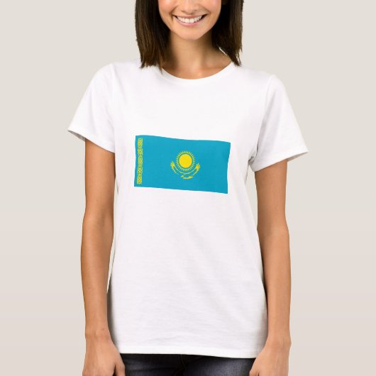 Kazachse vlag t-shirt (Voorkant)