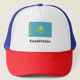 Kazachse vlag trucker pet