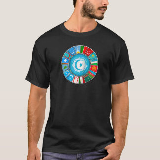 Kazachstan Gokturk Turan Turkije Vlag Turk Bayragi T-shirt