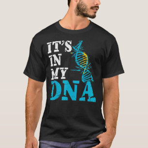 Kazachstan is in mijn dna Kazachhstani-vlag Kazach T-shirt