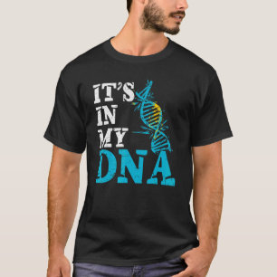 Kazachstan is in mijn dna Kazachhstani-vlag Kazach T-shirt