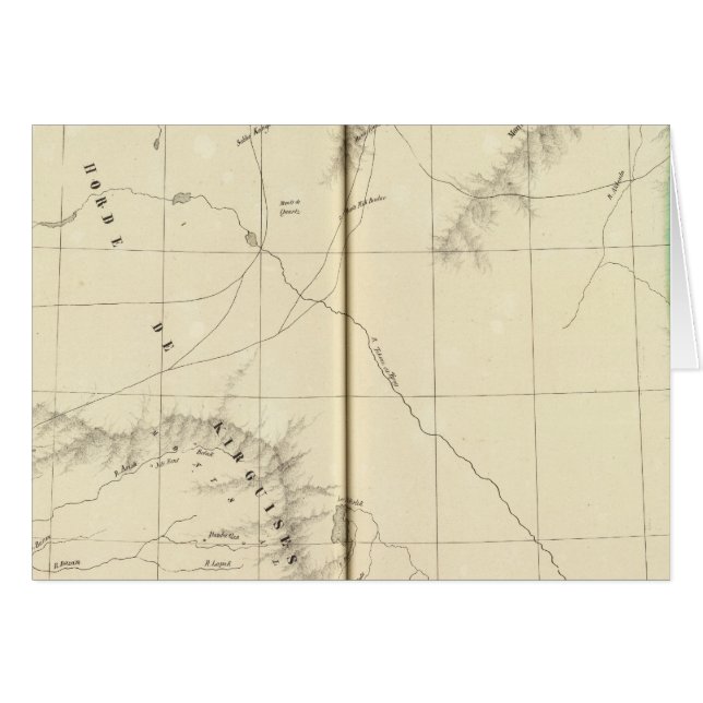 Kazachstan, Kirgizië (Voorkant Horizontaal)