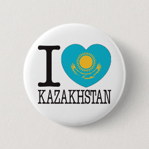 Kazachstan Love v2 Ronde Button 5,7 Cm