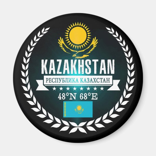 Kazachstan Magneet (Voorkant)