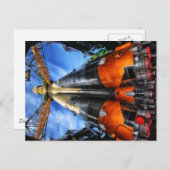 Kazachstan Rakete Briefkaart (Voorkant / Achterkant)