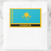 Kazachstan Rechthoekige Sticker (Tas)