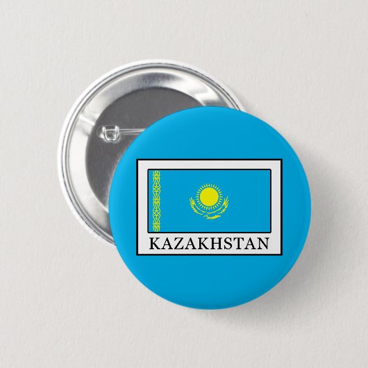 Kazachstan Ronde Button 5,7 Cm (Voorkant /achterkant)