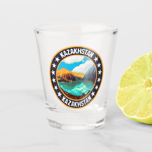 Kazachstan Shot Glas (Voorkant)