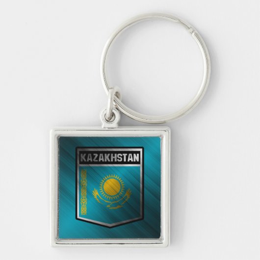 Kazachstan Sleutelhanger (Voorkant)