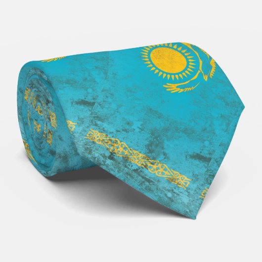 Kazachstan Stropdas (Opgerold)