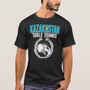 Kazachstan Tennis Fans Kazakhstani Flag Pi T-shirt