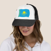 Kazachstan Vlag Hoed Trucker Pet (In situ)
