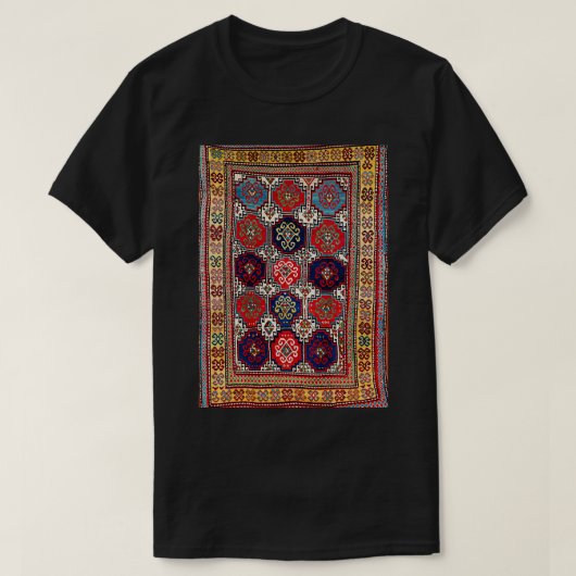 Kazak Antiek blank Rug Print T-shirt (Design voorkant)