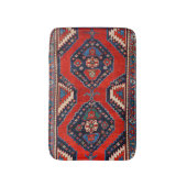 Kazak Shape Dark Red  Badmat (Voorkant Verticaal)