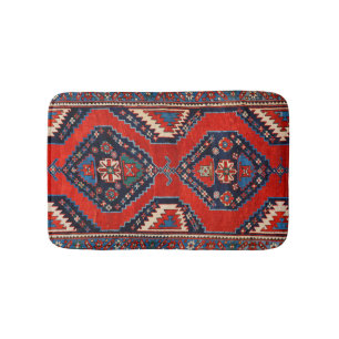 Kazak Shape Dark Red  Badmat