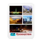 Kazakhstan - Mosaïque - Magnet (Vertical)