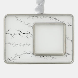 Kazernes Verzilverd Kader Ornament
