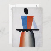Kazimir Malevich Art Briefkaart (Voorkant / Achterkant)