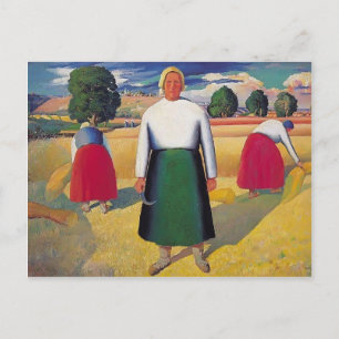 Kazimir Malevich - Reapers Briefkaart