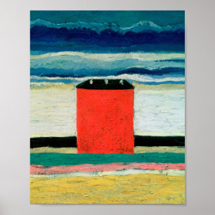 Kazimir Malevich - Rode Huis Poster