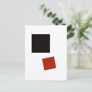 Kazimir Malevich Zwarte Vierkant Rode Vierkant (19 Briefkaart