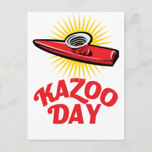 Kazoo Day - Waardedag Briefkaart