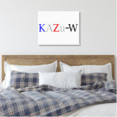 KAZu-W Canvas Afdruk (Insitu (Slaapkamer))