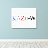 KAZu-W Canvas Afdruk (Insitu (Houten vloer))