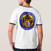 KB de soutien le combat - T-shirt de sonnerie (Dos entier)